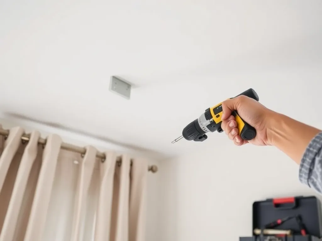 Jak zamontować karnisz sufitowy?