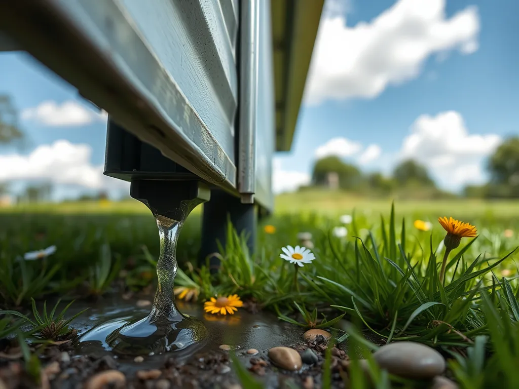 Od dołu przecieka garaż blaszany – co zrobić?