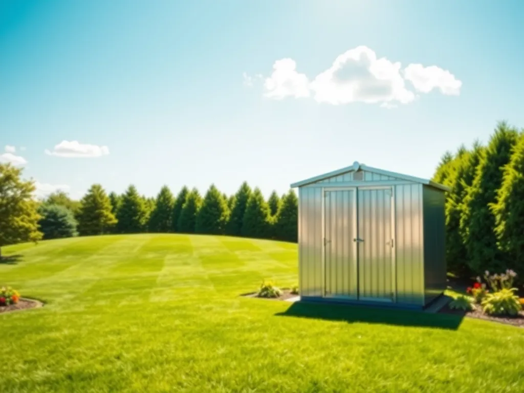 I ile metrów od granicy można postawić garaż blaszany?