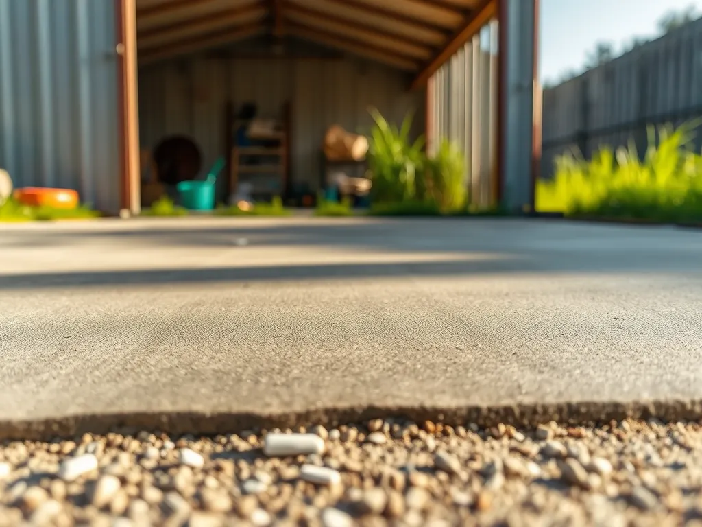 Jak zrobić wylewkę pod garaż blaszany?