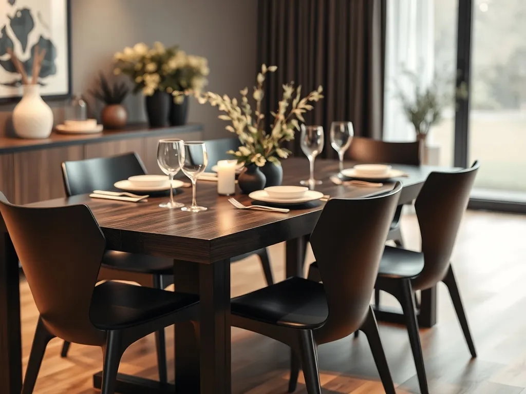 Jakie krzesła do ciemnego stołu będą najlepszym wyborem?