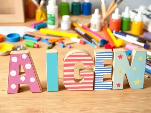 Jak zrobić literki imienne do pokoju dziecka? Przewodnik DIY