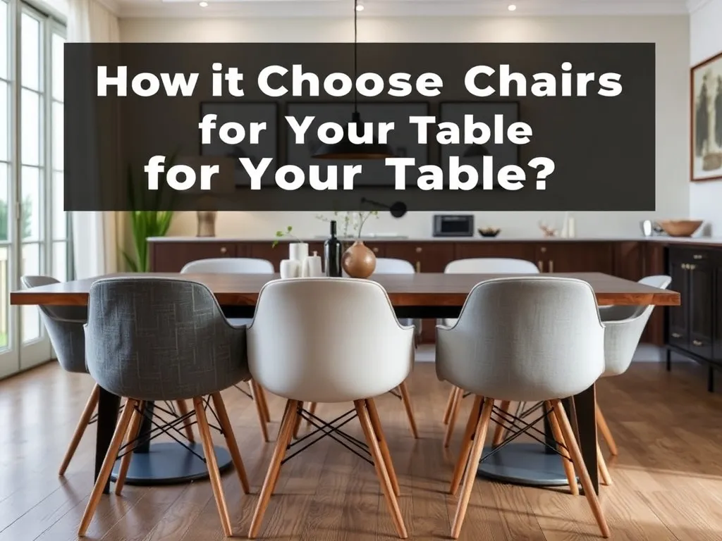 Jak dobrać krzesła do stołu? Praktyczne porady i wskazówki